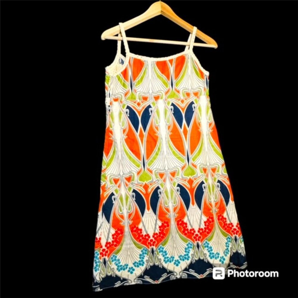 Womens Venis Art Nouveau Sundress Lined Size XS Multicolor - Picture 2 of 9